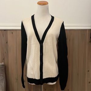 C by Bloomingdale’s 100% 2-ply cashmere sweater cardigan new nwt L